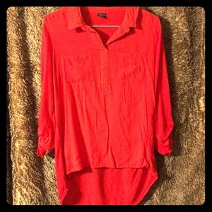 Red long sleeved shirt